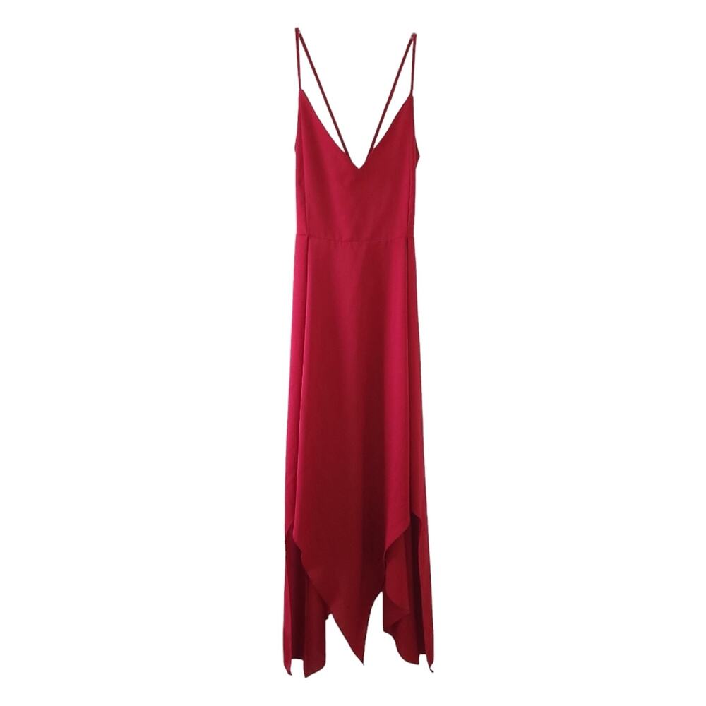 Red Long Dress Small Semi-Formal, Homecoming, Winter Ball Dress for Teens